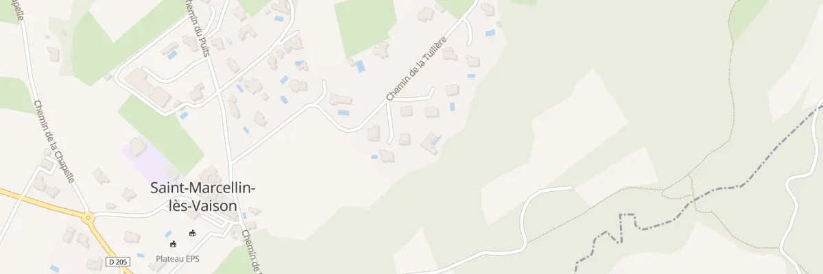 Plan du 216 Che de la Tuilière à Saint-Marcellin-lès-Vaison
