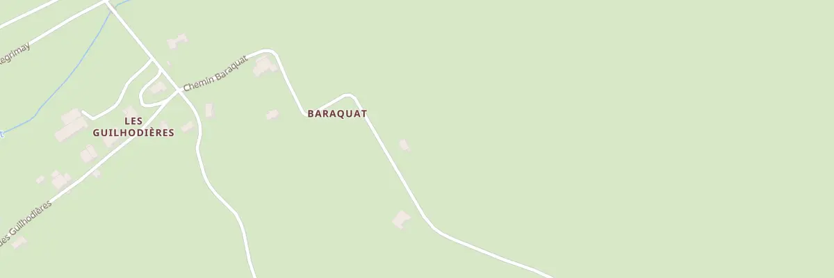 Plan du 365 Che Baraquat à Lentiol