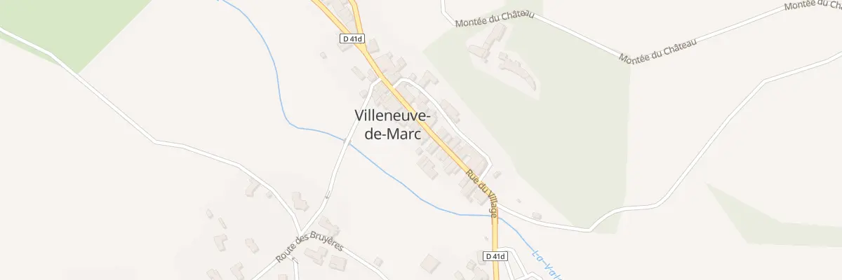 Plan du 315 Rue du Village à Villeneuve-de-Marc