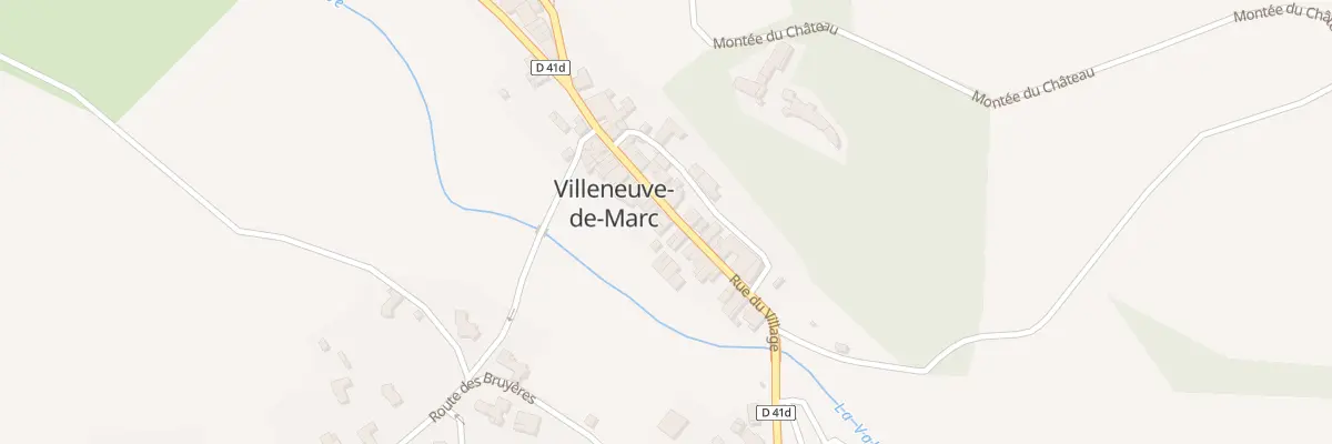 Plan du 329 Rue du Village à Villeneuve-de-Marc