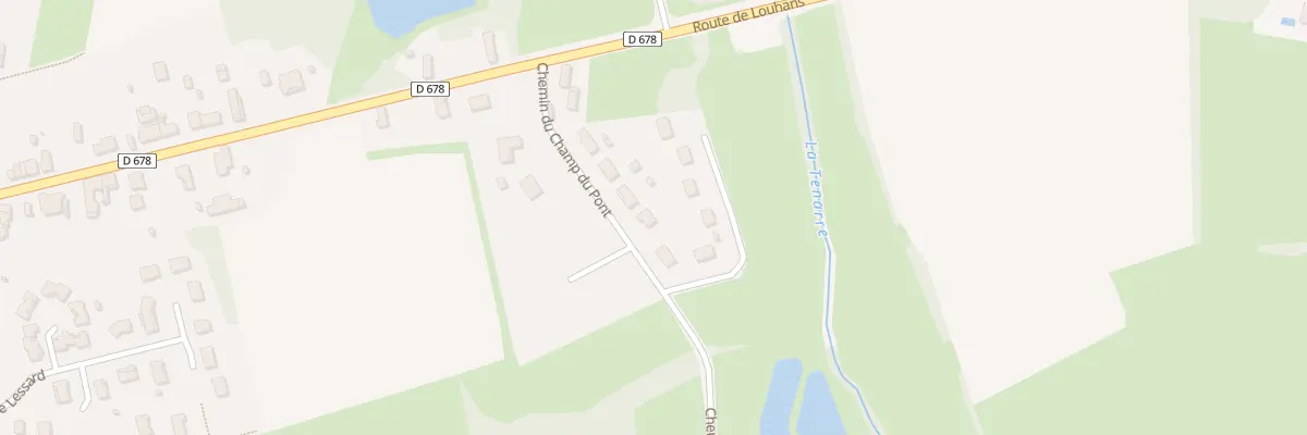 Plan du 9 Che du Champ du Pont à Lessard-en-Bresse