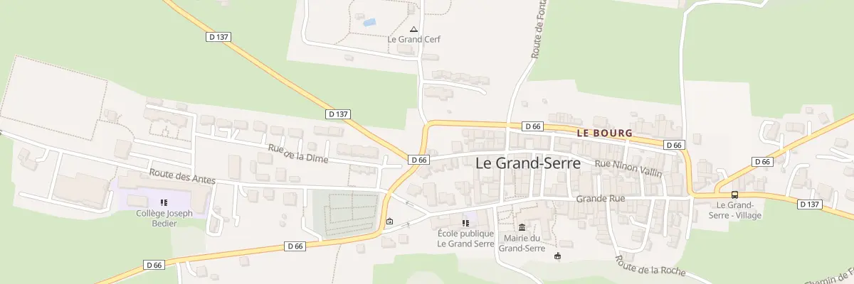 Plan du 1B Rue Ninon Vallin au Grand-Serre