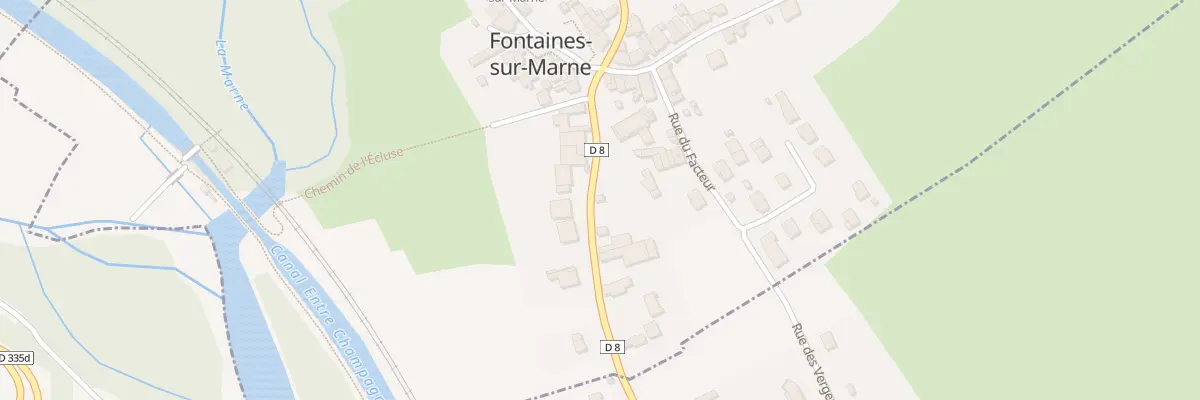 Plan du 14 Rue de l’Eglise à Fontaines-sur-Marne