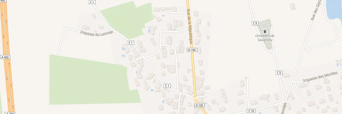Plan du 93 Imp des Frangipaniers à Colombier-Saugnieu