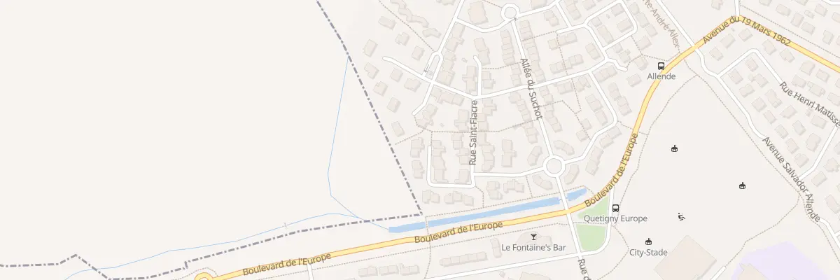 Plan du 25 Rue Saint Fiacre à Quetigny
