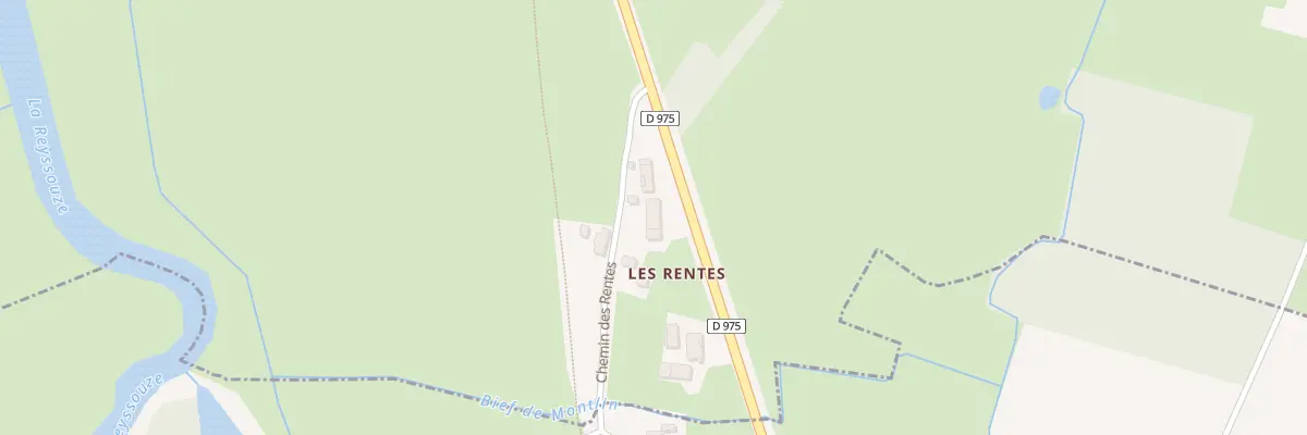 Plan du 95 Che des Rentes à Mantenay-Montlin
