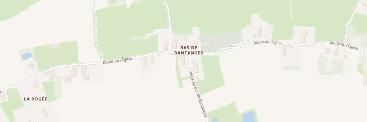 Plan du 641 Rte du Bas de Bantanges à Bantanges