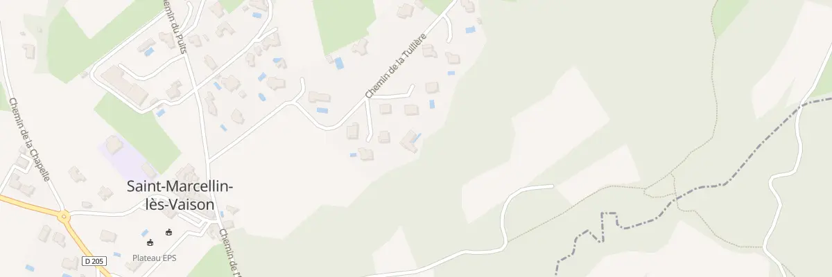 Plan du 214B La Tuilliere à Saint-Marcellin-lès-Vaison