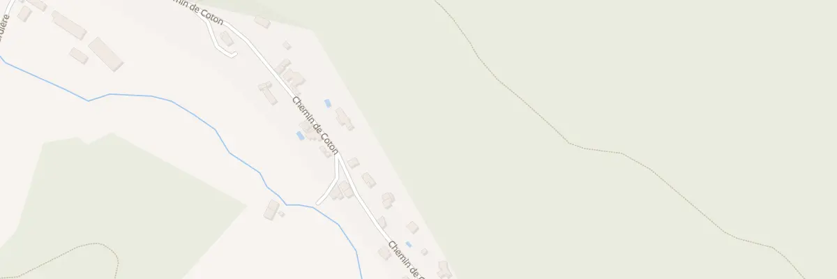 Plan du 525 Che de Coton à Châteaudouble