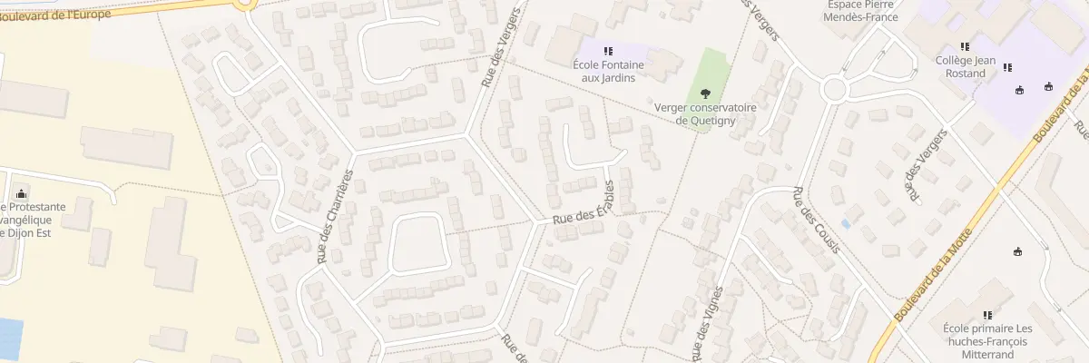 Plan du 17 Rue des Erables à Quetigny