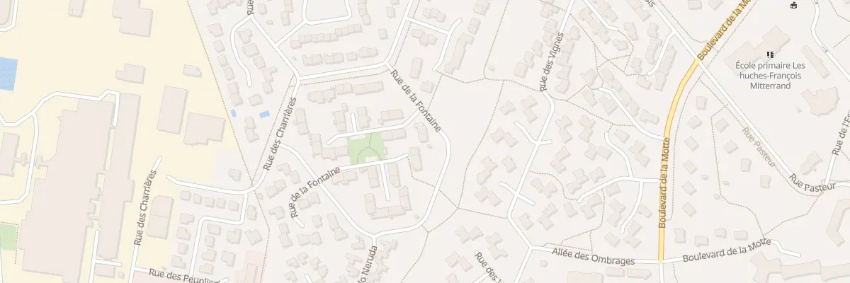 Plan du 28 Rue de la Fontaine à Quetigny