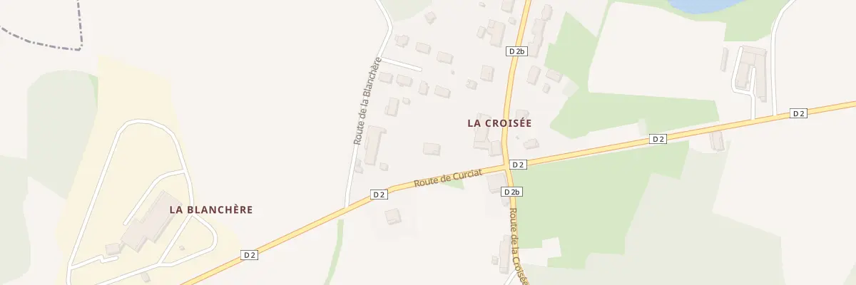 Plan du 1071 Rte de Curciat à Courtes