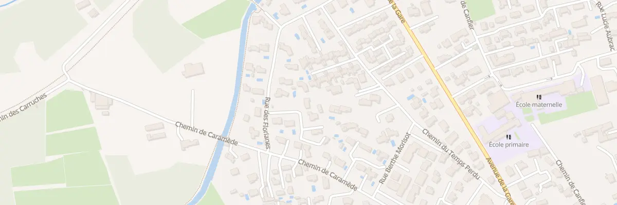 Plan du 223F Rue des Florianes à Robion