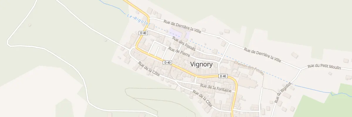 Plan du 4 Rue de la Mairie à Vignory