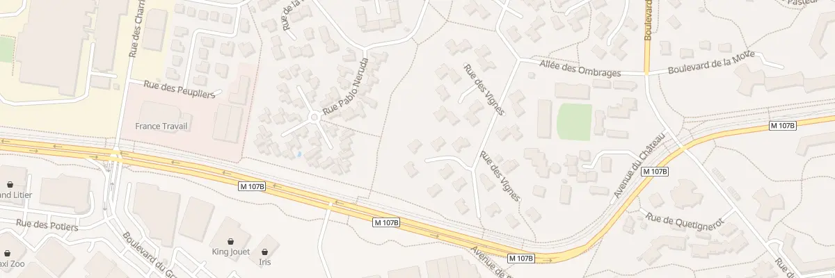 Plan du 11 Rue des Vignes à Quetigny