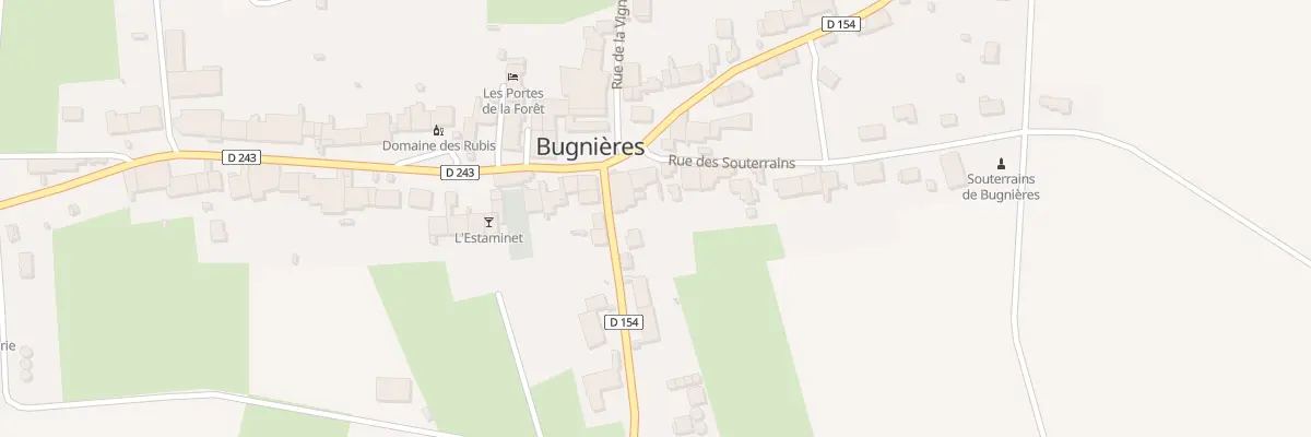Plan du 4 Rue des Souterrains à Bugnières