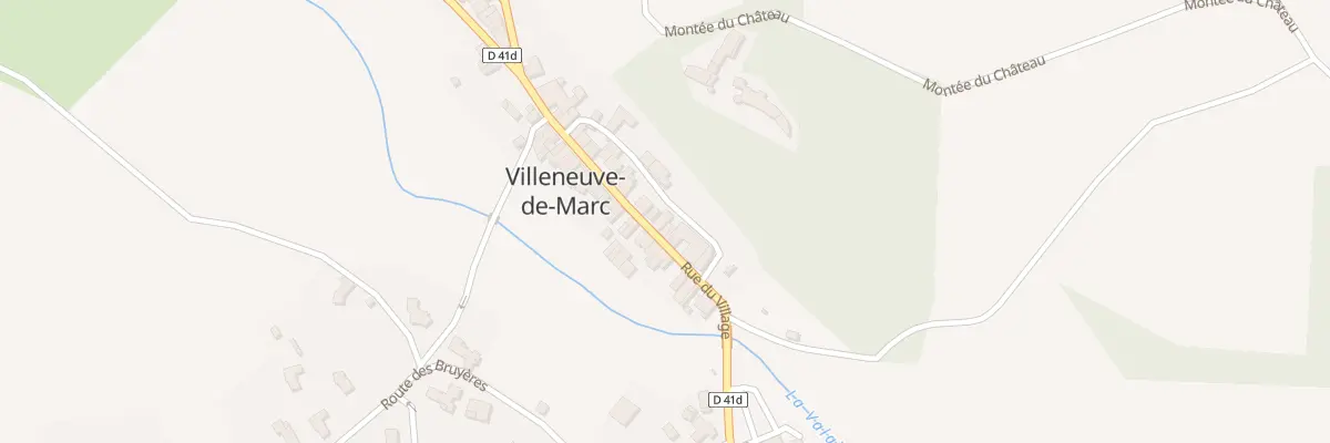Plan du 292 Rue du Village à Villeneuve-de-Marc