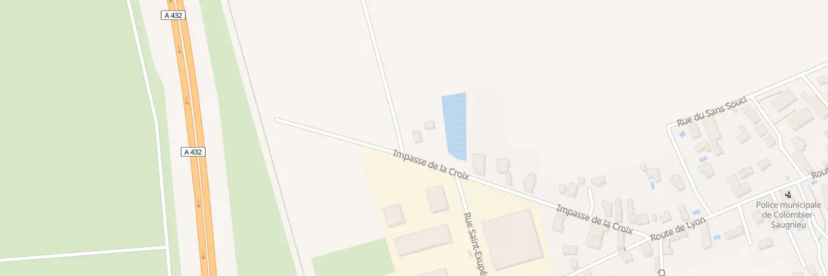 Plan du 308 Imp de la Croix à Colombier-Saugnieu