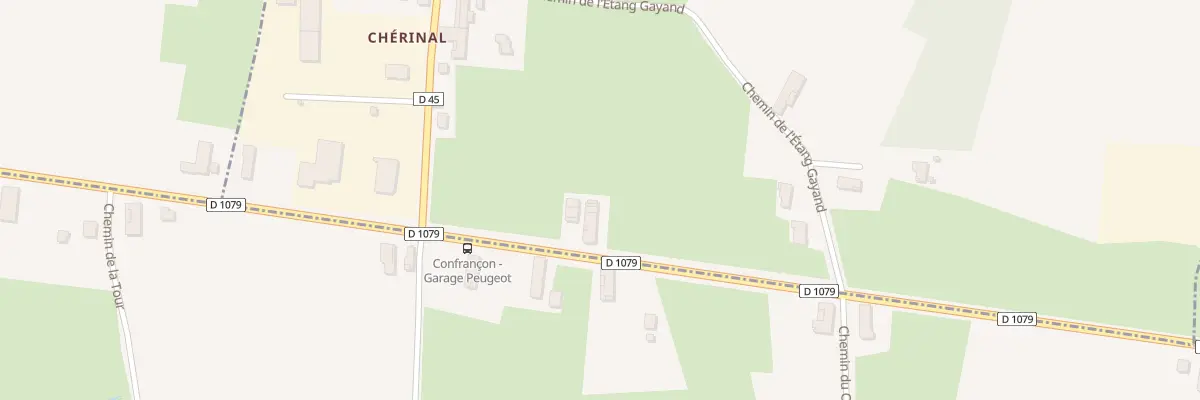 Plan du 416 Rte de Bourg à Curtafond