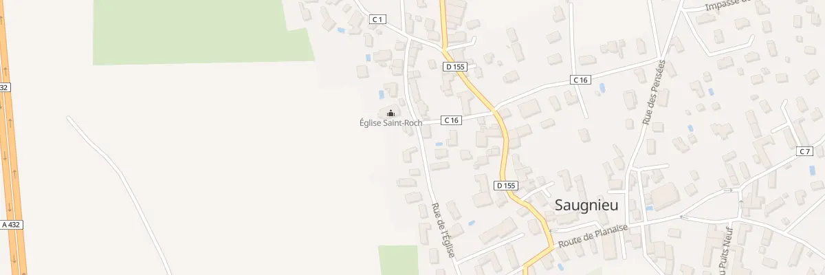 Plan du 327 Rue de l’Eglise à Colombier-Saugnieu