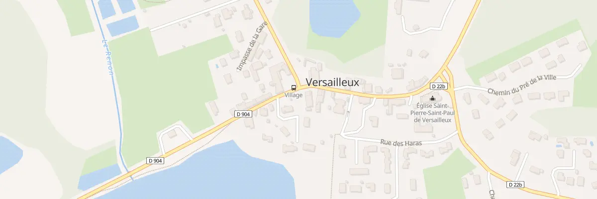 Plan du 24 Rue Principale à Versailleux