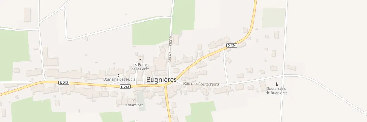 Plan du 5 Rue du Fays à Bugnières