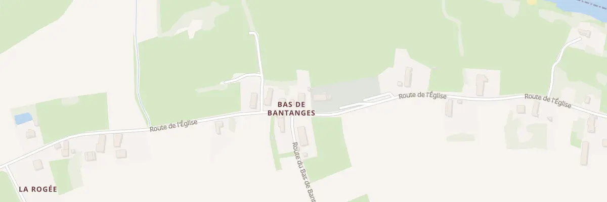 Plan du 1036 Rte de l’Eglise à Bantanges