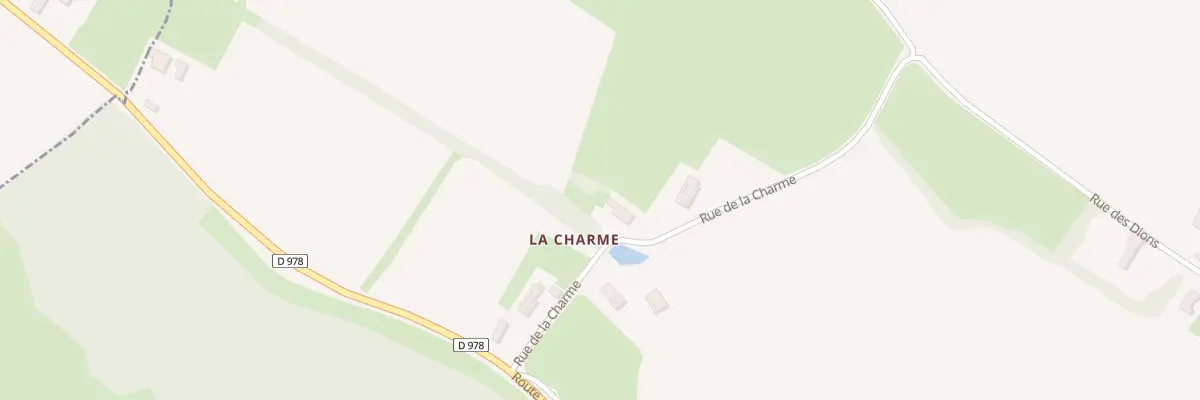 Plan du 145 Rue de la Charme à Montret