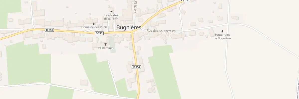 Plan du 6 Rue des Souterrains à Bugnières