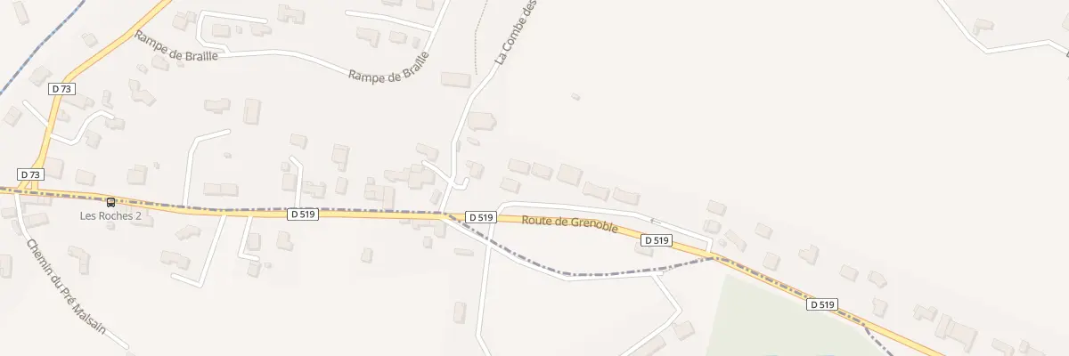 Plan du 653 Rte de Grenoble à Pajay