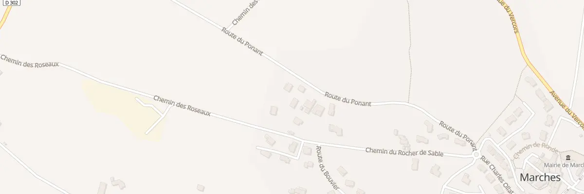Plan du 325 Rte du Ponant à Marches