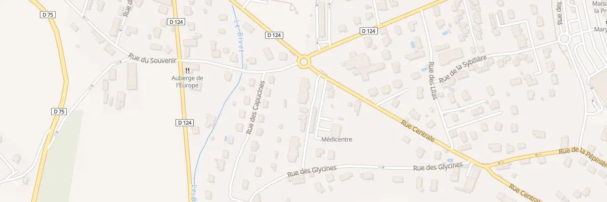 Plan du 741 Rue Centrale à Saint-Quentin-Fallavier