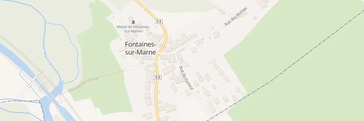 Plan du 3 Rue du Facteur à Fontaines-sur-Marne