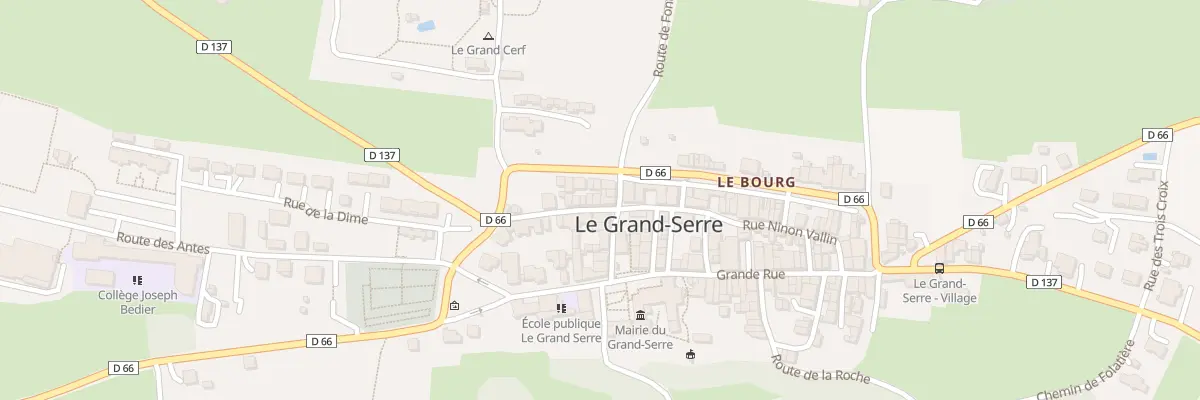 Plan du 11 Rue Ninon Vallin au Grand-Serre