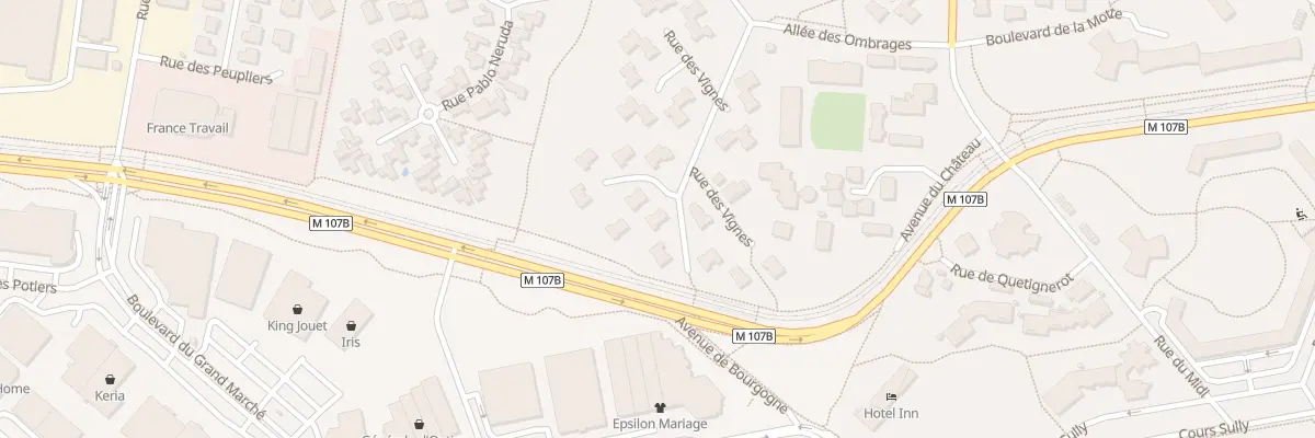 Plan du 3 Rue des Vignes à Quetigny