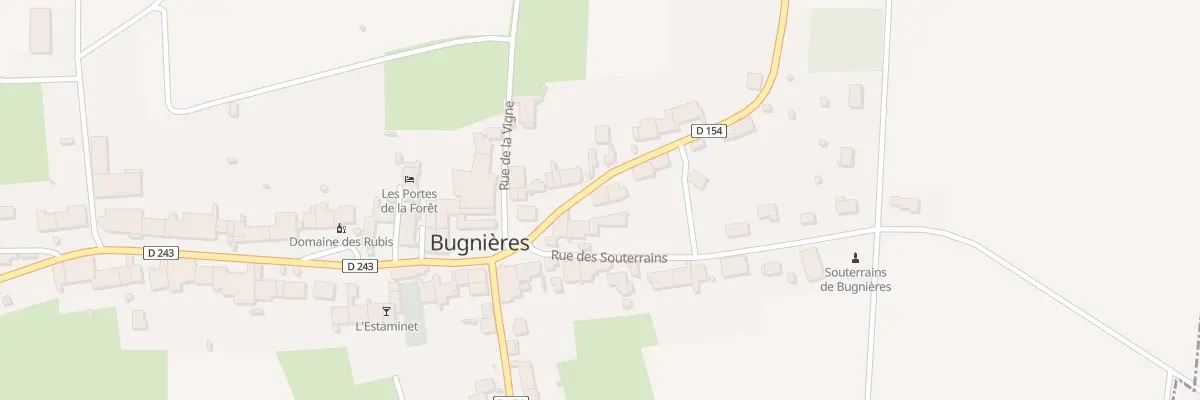 Plan du 2 Rue du Fays à Bugnières