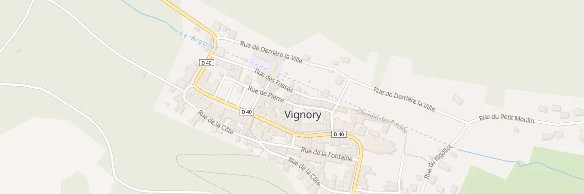 Plan du 13 Rue de Pierre à Vignory
