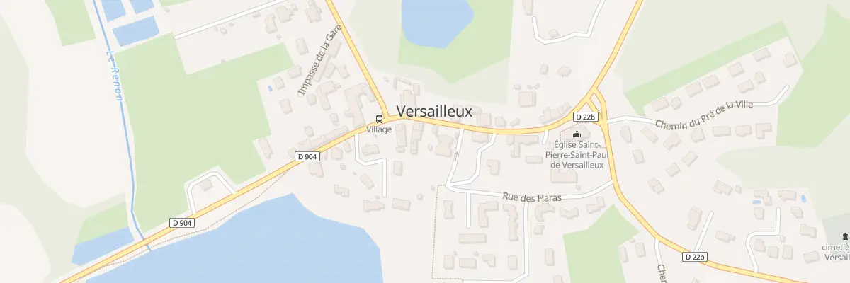 Plan du 44 Rue Principale à Versailleux