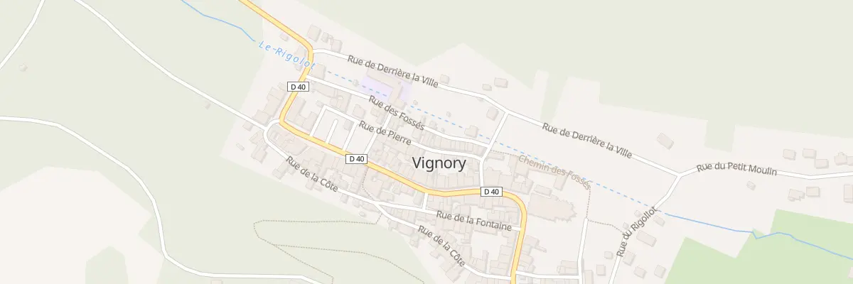 Plan du 15 Rue de Pierre à Vignory