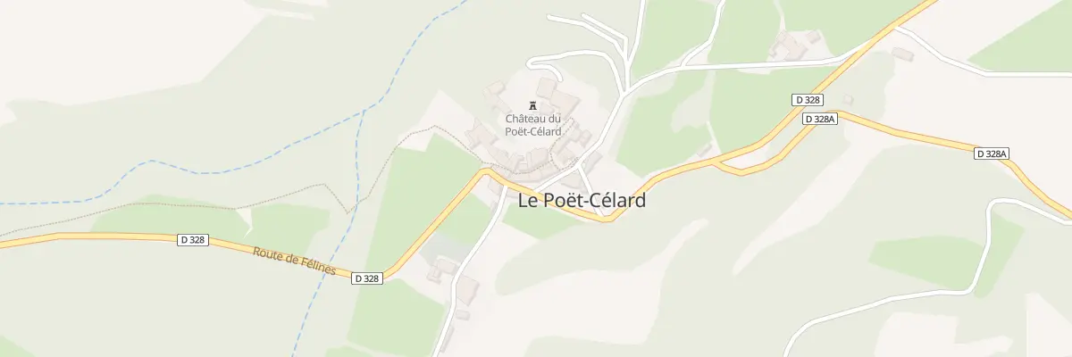Plan du 5008 Le Village au Poët-Célard