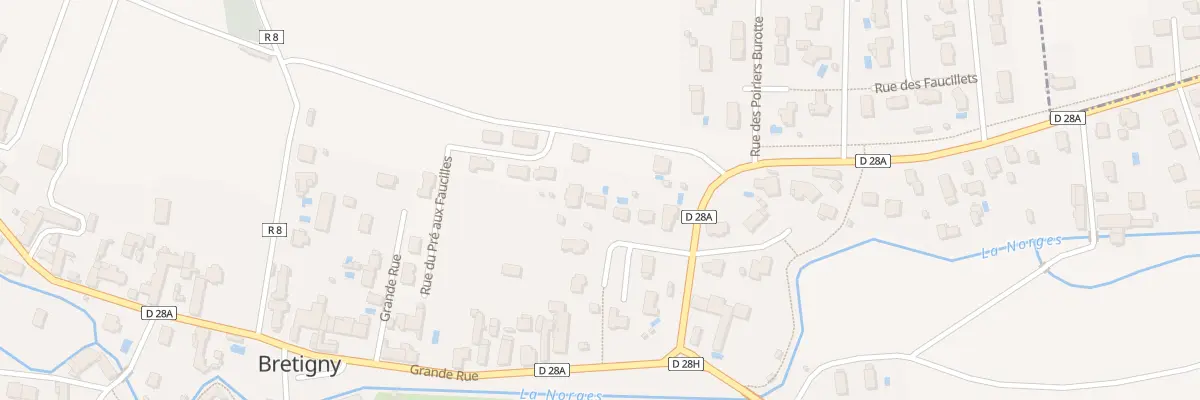 Plan du 8 Imp du Clos Saint Georges à Bretigny