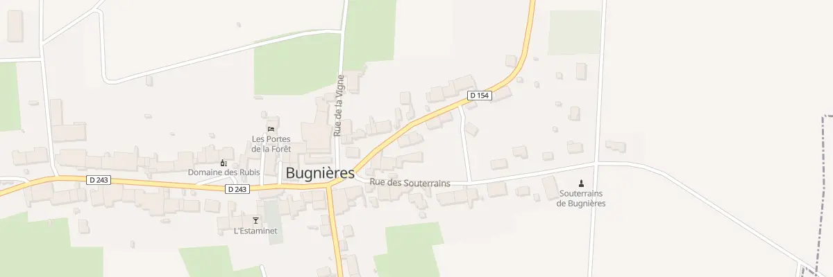 Plan du 4 Rue du Fays à Bugnières