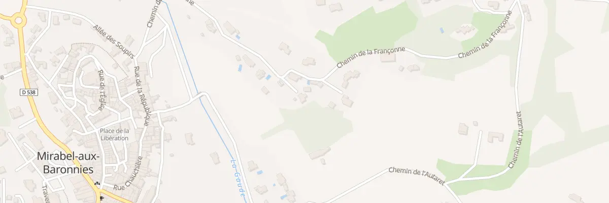 Plan du 5359 Franconne à Mirabel-aux-Baronnies
