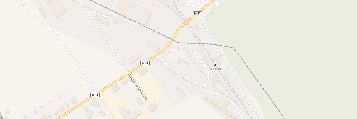 Plan du 58 Av de la Gare à Saulon-la-Chapelle