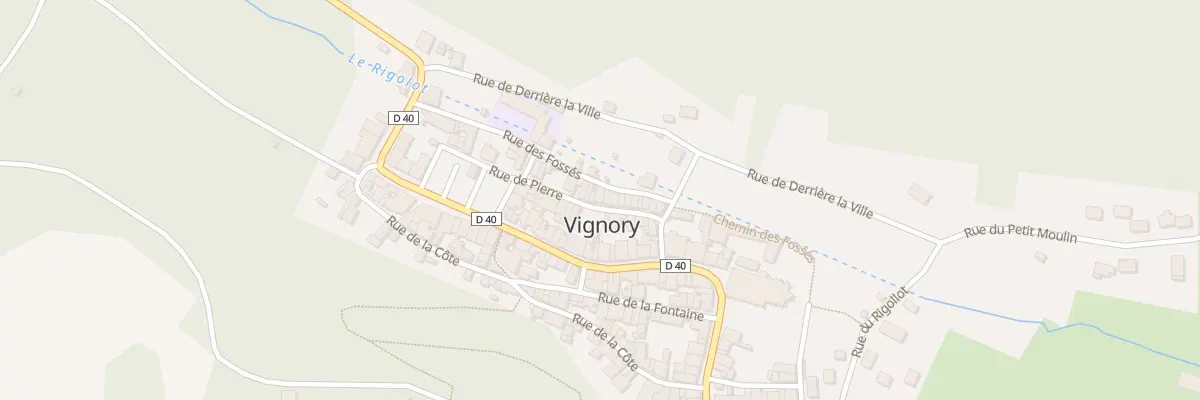 Plan du 17 Rue de Pierre à Vignory