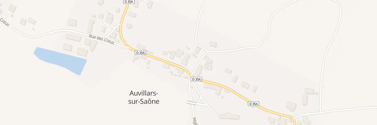 Plan du 722 Rue du Creux Bâton à Auvillars-sur-Saône