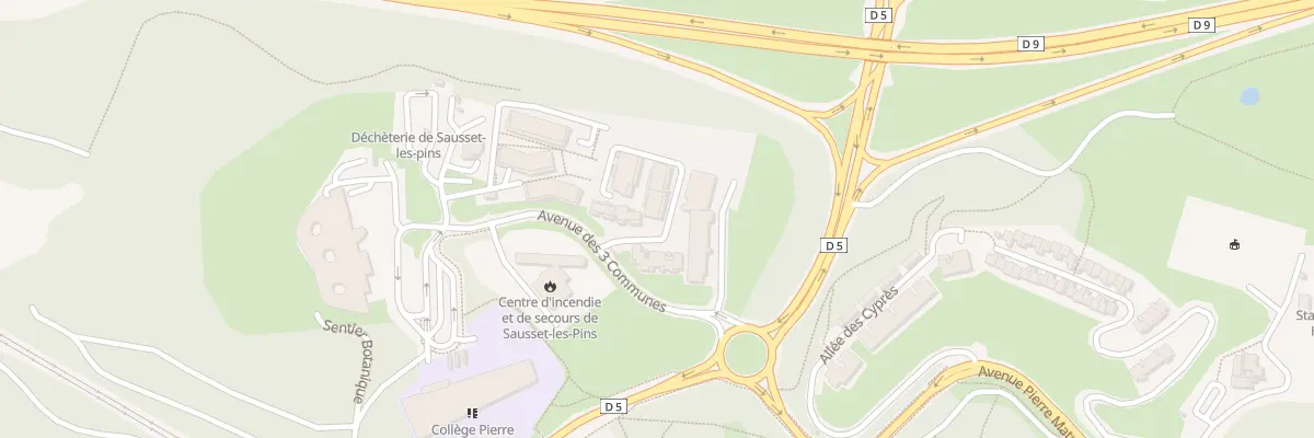 Plan du 126 Av des Trois Communes à Sausset-les-Pins