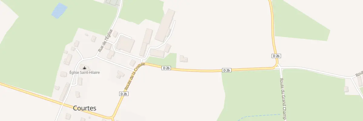 Plan du 287 Rte de la Croisée à Courtes