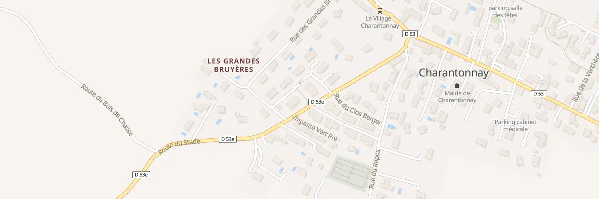 Plan du 97E Rue du Mas à Charantonnay
