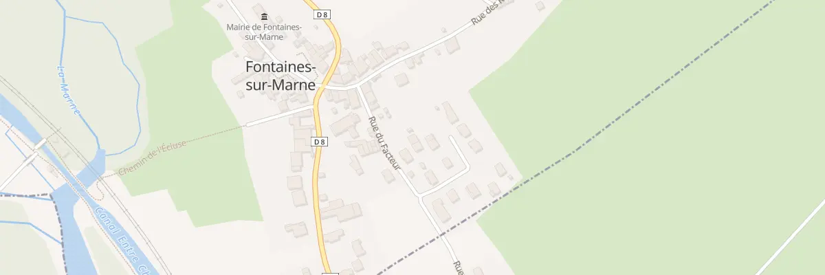 Plan du 5 Rue du Facteur à Fontaines-sur-Marne